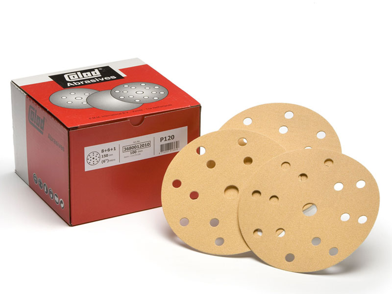 3680xxxx Colad Velcro Discs 8+6+1 Holes 150mm Colad Velcro Discs  8+6+1 Holes (150mm)