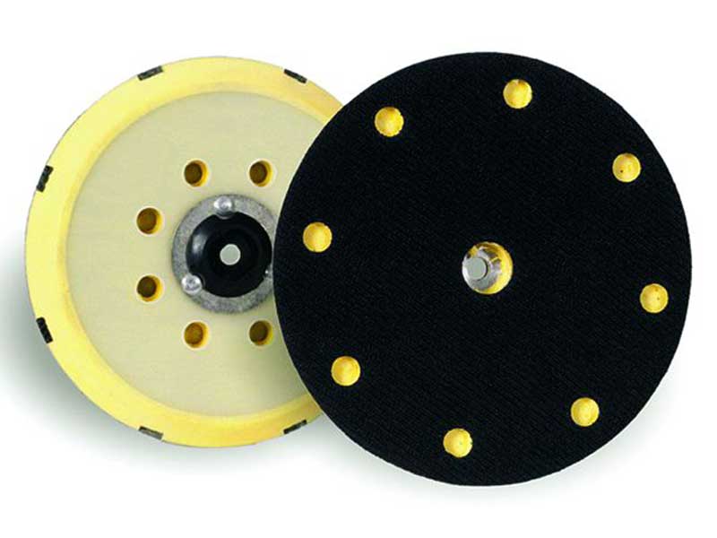 010016 Hamach Sanding Pads 150mm Hamach Sanding Pads – 150mm – Tackup (Velcro) – 9 Holes – Soft – without Spindle – Festo Connection