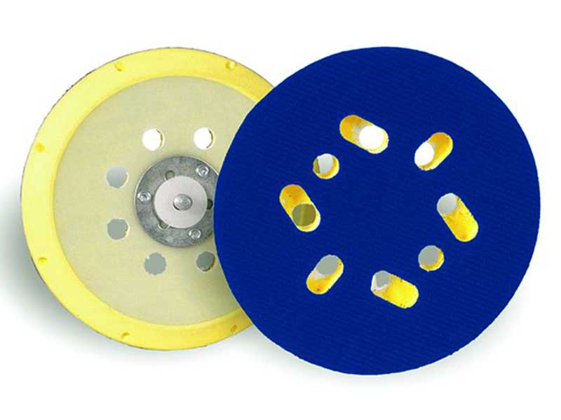 010035 Hamach Sanding Pads 150mm Hamach Sanding Pads – 150mm – Adhesive – 6 Holes – Soft – 5/16 Spindle