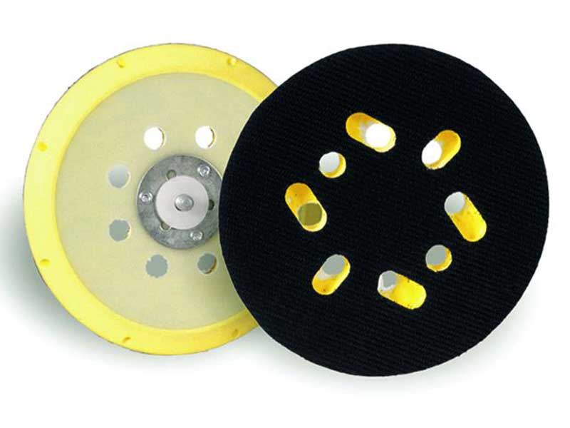 010036 Hamach Sanding Pads 150mm Hamach Sanding Pads – 150mm – Tackup (Velcro) – 6 Holes – Soft – 5/16 Spindle