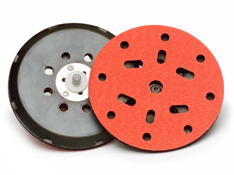 010861 Hamach Sanding Pads 150mm Hamach Sanding Pads – 150mm – Titanium Tackup (Velcro) – 8+6+1 Holes – 5/16 Spindle