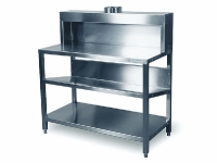 thumbs 000460 000461 Hamach RVS Stainless Steel Mixing Table HT180 Stainless Steel Table & Container